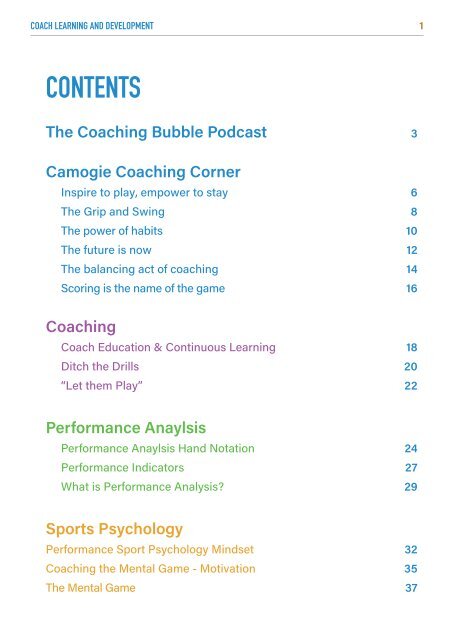 Coach Learning and Development Booklet 2020