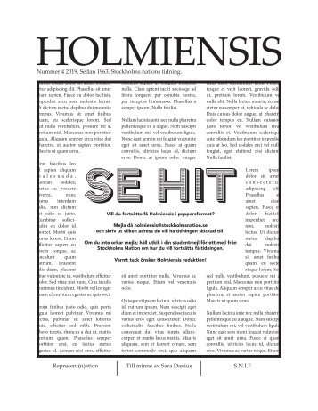 2019 - Holmiensis 4