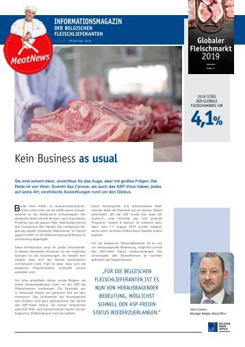 Belgian Meat Office - Meat News 1/2020