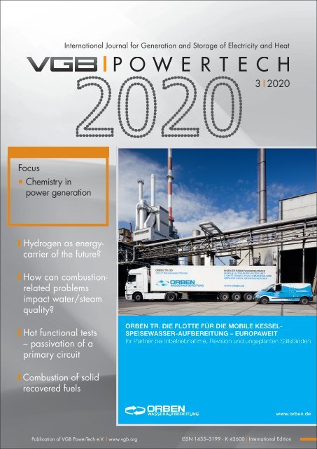 VGB POWERTECH Issue 3 (2020)