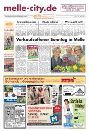 Verkaufsoffener Sonntag in Melle - Melle City