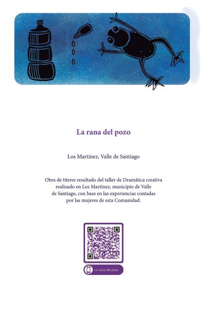 Historias de agua, antología de teatro comunitario