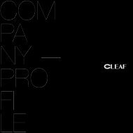 Cleaf Company Profile