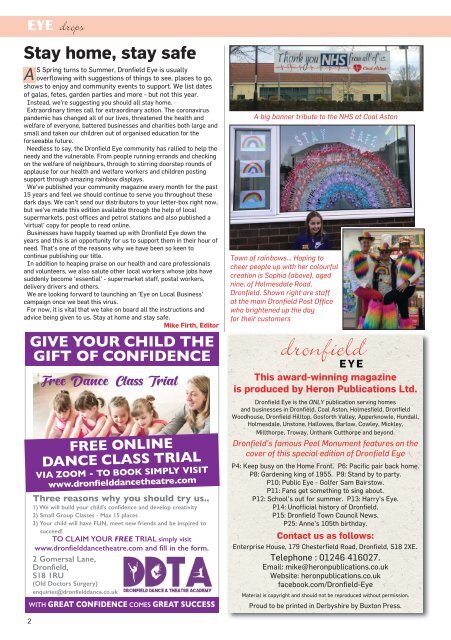 Dronfield Eye Issue 175 May 2020