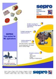 SEPRO Your partner for IML applications