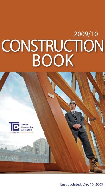 Classifieds winter 2009 Update-final.indd - Toronto Construction ...