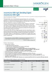 recomLine EBV IgG [Avidity] [IgA] recomLine EBV IgM ... - Mikrogen