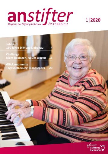 Anstifter 1, 2020 der Stiftung Liebenau Österreich
