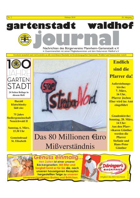 Gartenstadt Waldhof Journal Stadtteil Portal Mannheim