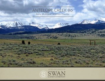 Antelope Creek 80 Offering Brochure 4-20-2020