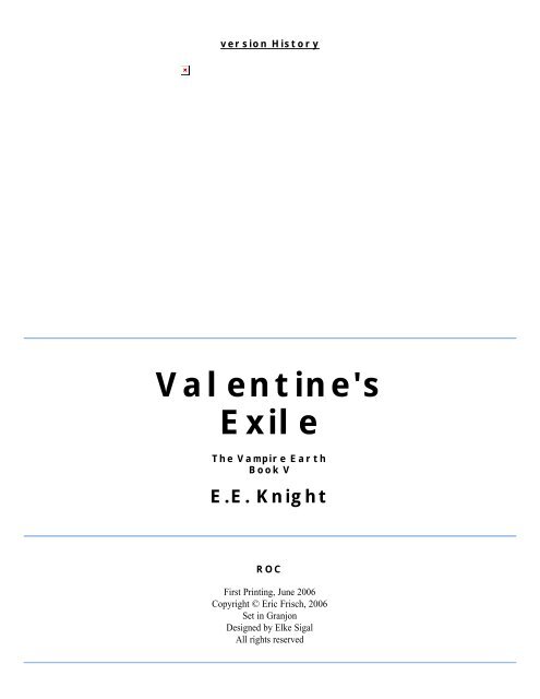 Vampire Earth 05 - Valentine's Exile.pdf