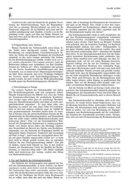 (193-256) (2,0 MB) - Anwaltsblatt - Deutscher Anwaltverein