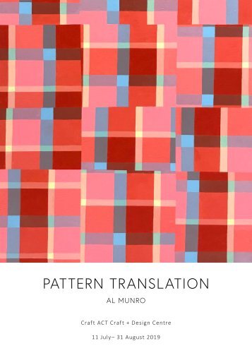 Pattern Translation: Al Munro