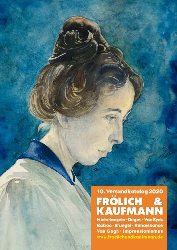 Frölich & Kaufmann 10. Versandkatalog 2020