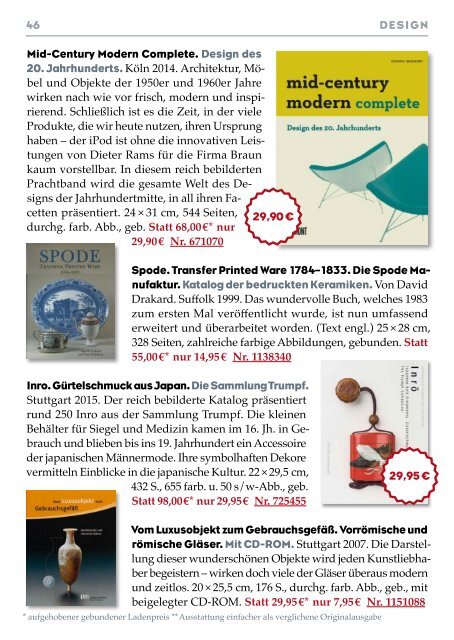 Frölich & Kaufmann 10. Versandkatalog 2020