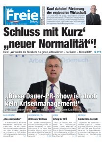 Schluss mit Kurz‘ „neuer Normalität“!