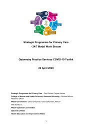 Optometry Practice Services COVID-19 Toolkit