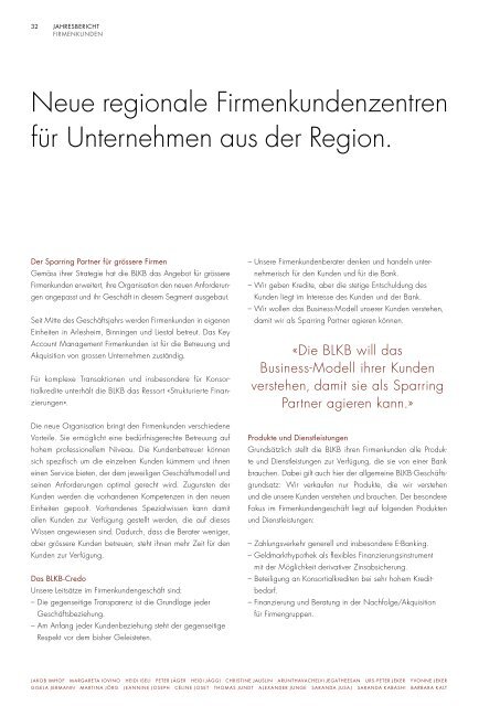 und Nachhaltigkeitsbericht 2011. - BLKB