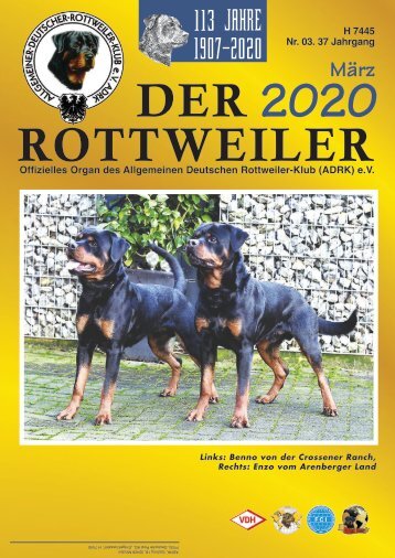 Der Rottweiler - Ausgabe März 2020