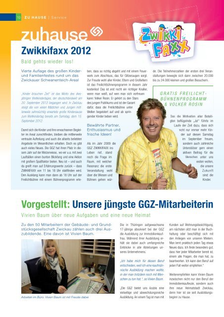 Mieterzeitung 1/2012 laden [4,2 MB] - GGZ - Gebäude- und ...