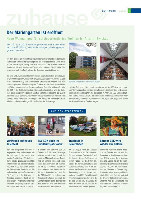 Mieterzeitung 1/2012 laden [4,2 MB] - GGZ - Gebäude- und ...