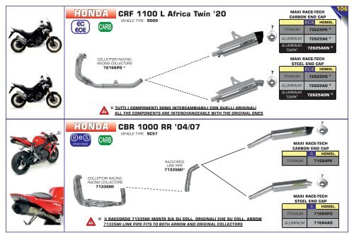 Arrow Product Catalogue n 038 - April 2020