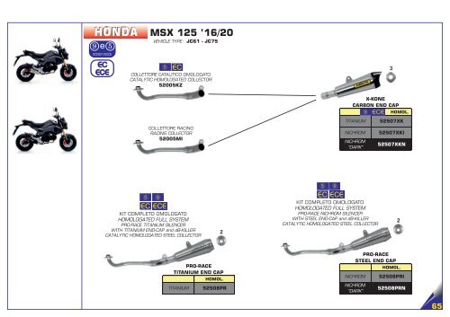 Arrow Product Catalogue n 038 - April 2020