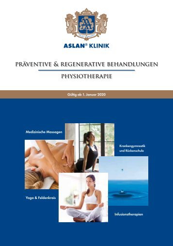 ASLAN Präventive & Regenerative Behandlungen, Physiotherapie