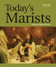 Today's Marists V.5 Issue 3 SPRING 2020