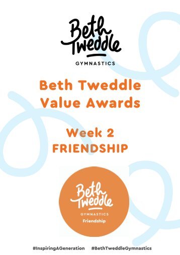Beth Tweddle Value Awards: Friendship