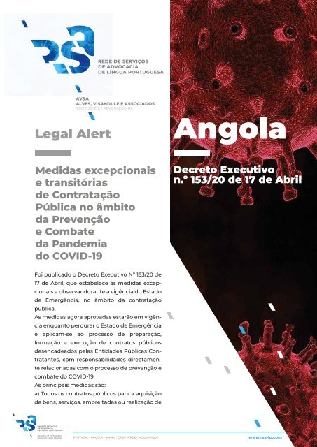Angola - Legal Alert