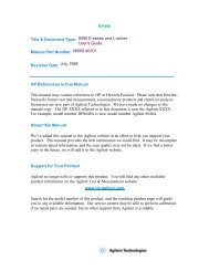 HP 8590 E & L Series Spectrum Analyzers User's Guide