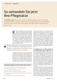 So verhandeln Sie jetzt Ihre Pflegesätze - Iffland & Wischnewski