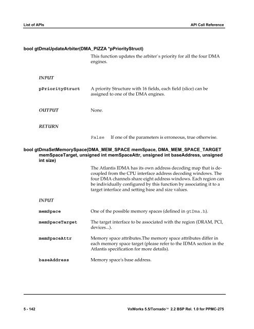 2.2 BSP Rel. 1.0 for PPMC-275 Programmer's Guide