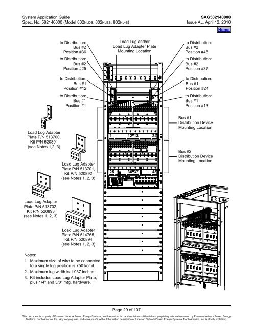 SAG582140000 SYSTEM OVERVIEW - Emerson Network Power