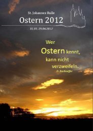 Ostern 2012 - St. Johannes Rulle