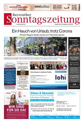 2020-04-26 Bayreuther Sonntagszeitung