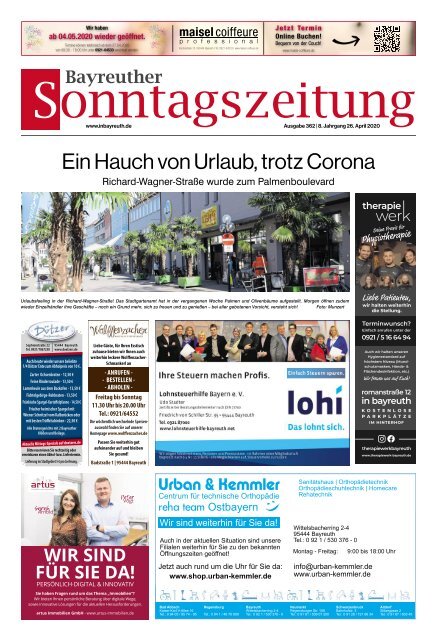 2020-04-26 Bayreuther Sonntagszeitung