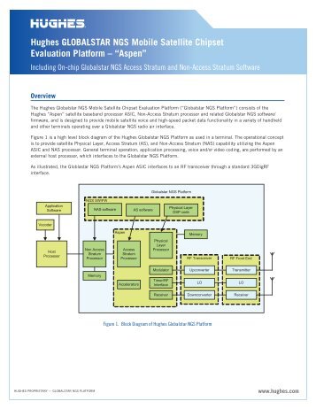 Hughes GLOBALSTAR NGS Mobile Satellite ... - Hughes Europe