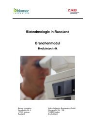 Biotechnologie in Russland Branchenmodul Medizintechnik