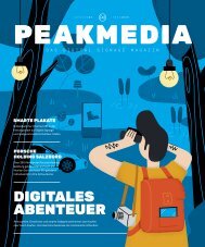 PEAKMEDIA - Das Digital Signage Magazin - Ausgabe 03
