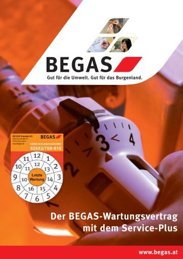 Der Begas-Wartungsvertrag mit dem Service-Plus www.begas.at ...