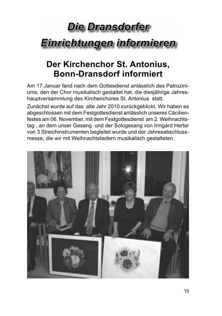 60/2011 - Ortsausschuss Bonn-Dransdorf