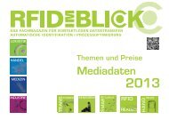 Mediadaten 2013 - bei RFID im Blick
