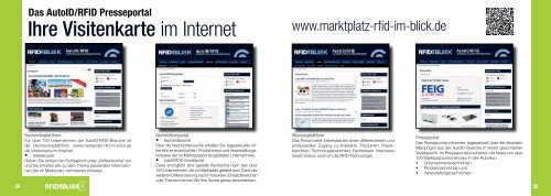 Mediadaten 2013 - bei RFID im Blick