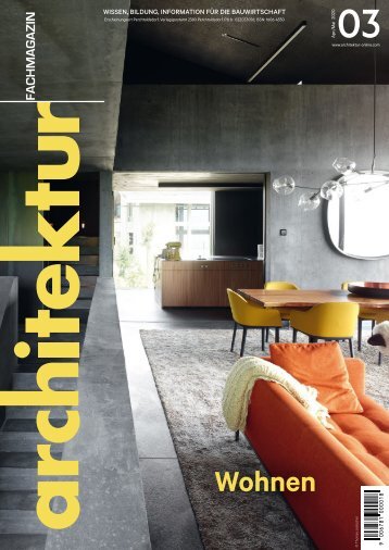 architektur Fachmagazin Ausgabe 3 2020