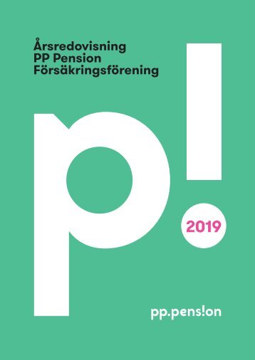 PP Pension Försäkringsförening – Årsredovisning 2019