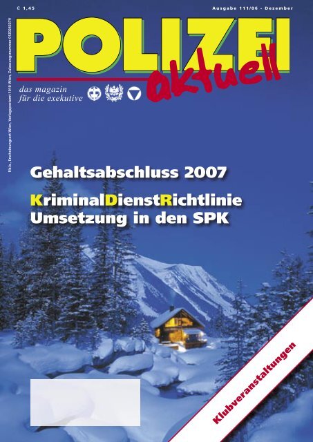 Gehaltsabschluss 2007 KriminalDienstRichtlinie Umsetzung ... - FSG