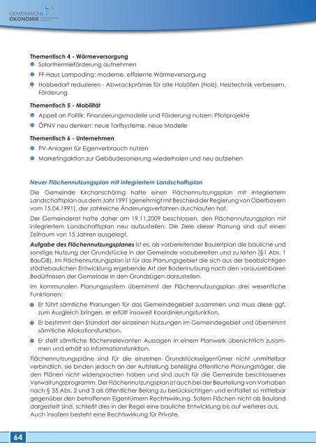 2018 Gemeinwohlbericht der Gemeinde Kirchanschöring