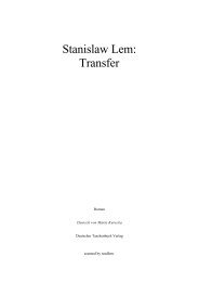 Stanislaw Lem - Transfer